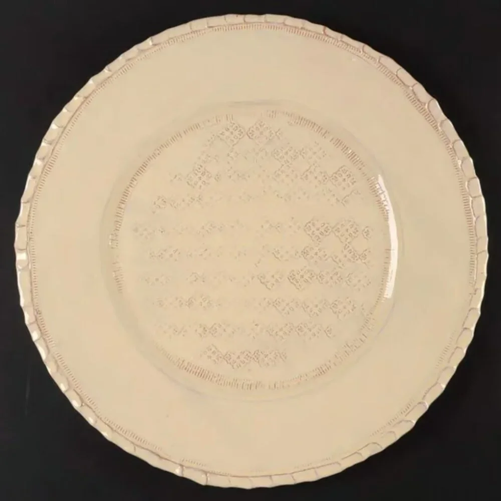 Vietri Bellezza Buttercream Service Plate Charger